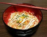 だし道楽で釜玉うどん マヨネーズがけ♡作り方4写真