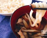 柔らか鶏胸肉とごぼうの旨味だしうどん作り方19写真