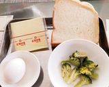 エッグチーズブロッコリートースト作り方1写真
