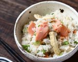 焼き鮭と大根葉の混ぜごはん作り方6写真