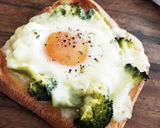 エッグチーズブロッコリートースト作り方8写真