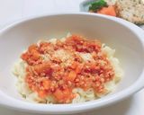 【離乳食 後期】ミートソースのパスタ作り方3写真