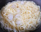 超簡単！ごま＆豆乳＆黒酢&梅の冷製パスタ作り方4写真