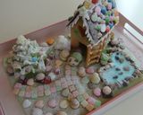 ★クッキーハウス2017お菓子の家★神天作り方1写真