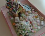 ★クッキーハウス2017お菓子の家★神天作り方2写真