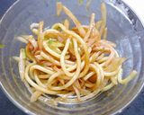 レンジで簡単！ケチャップパスタ作り方2写真