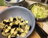 【10分丼】茄子と豚バラの甘辛どんぶり作り方1写真