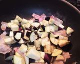 【10分丼】茄子と豚バラの甘辛どんぶり作り方3写真