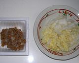 納豆のかさまし（生白菜編）作り方3写真