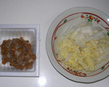 納豆のかさまし（生白菜編）作り方3写真