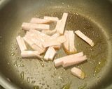 簡単！ブロッコリーの茎の味噌マヨ炒め作り方4写真
