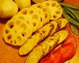 手鞠麩入りお煮しめ【2012年のおせち】作り方3写真