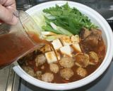 簡単☆乾燥きのこ＆野菜で赤味噌ちゃんこ鍋作り方23写真