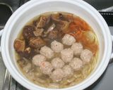 簡単☆乾燥きのこ＆野菜で赤味噌ちゃんこ鍋作り方21写真