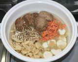 簡単☆乾燥きのこ＆野菜で赤味噌ちゃんこ鍋作り方18写真