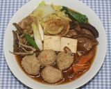 簡単☆乾燥きのこ＆野菜で赤味噌ちゃんこ鍋作り方25写真