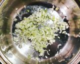 なめこと鶏ひき肉のカレーにゃ〜めん作り方2写真