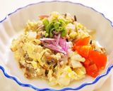 わんこ飯♪鰯と鶏軟骨の卵とじ作り方7写真