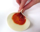 餃子の皮でフラワーピザ作り方2写真