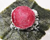 レンチン♪ハムエッグのおにぎらず作り方2写真