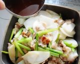 豚バラ肉とかぶの炒め物作り方8写真