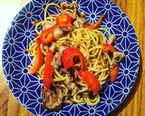 簡単◎豚肉とパプリカのしょうゆ焼きそば作り方6写真