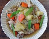 鶏肉じゃが作り方4写真