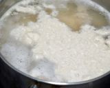 山芋と鶏肉の雑炊作り方2写真