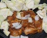 鶏ちゃん焼きうどん作り方2写真