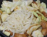 鶏ちゃん焼きうどん作り方4写真