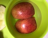 ひとつのリンゴで2体完成☆りんごのスワン作り方6写真