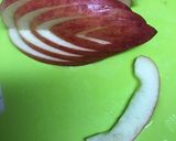 ひとつのリンゴで2体完成☆りんごのスワン作り方23写真