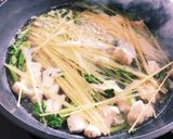 春菊のワンポットスープパスタ作り方4写真