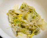 *白菜大量消費*ズボラ白菜の梅かつお和え作り方9写真