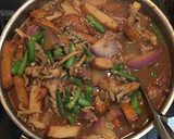 さつま揚げと大根の味噌煮・山椒風味作り方7写真