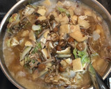 シーチキンと油揚げと白菜と茸の卵とじ作り方4写真