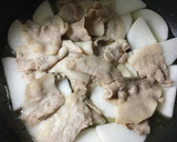 大根と豚バラのこってり旨い煮物作り方3写真