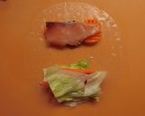 簡単★スモークサーモンの生春巻き作り方4写真