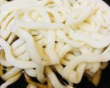 シンプル●サッと煮こみ素うどん作り方1写真