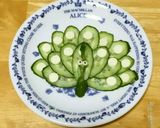 キュウリだけで綺麗なサラダ作り方16写真