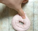 ゆでな甘酒ベーグル★ピンク作り方11写真