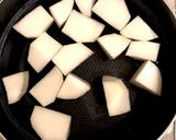 簡単かぶとベーコンのコンソメスープ作り方2写真