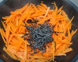 にんじんと塩昆布のきんぴら作り方3写真