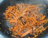 にんじんと塩昆布のきんぴら作り方4写真
