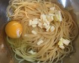 釜玉うどん風カルボナーラ作り方4写真
