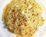 釜玉うどん風カルボナーラ作り方8写真