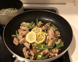 豚肉とインゲンの塩レモンパスタ作り方5写真