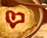 レンジで作る　土鍋　チキンピラフ作り方4写真