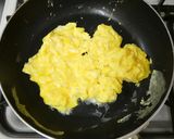 糖質オフ！天津飯風おから麺の甘酢あんかけ作り方6写真