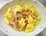 糖質オフ！天津飯風おから麺の甘酢あんかけ作り方10写真